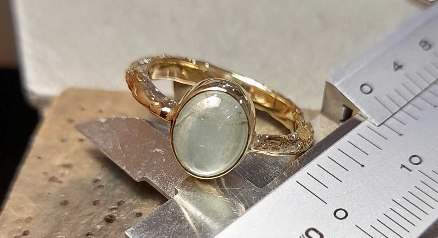 DUST aquamarijn ring