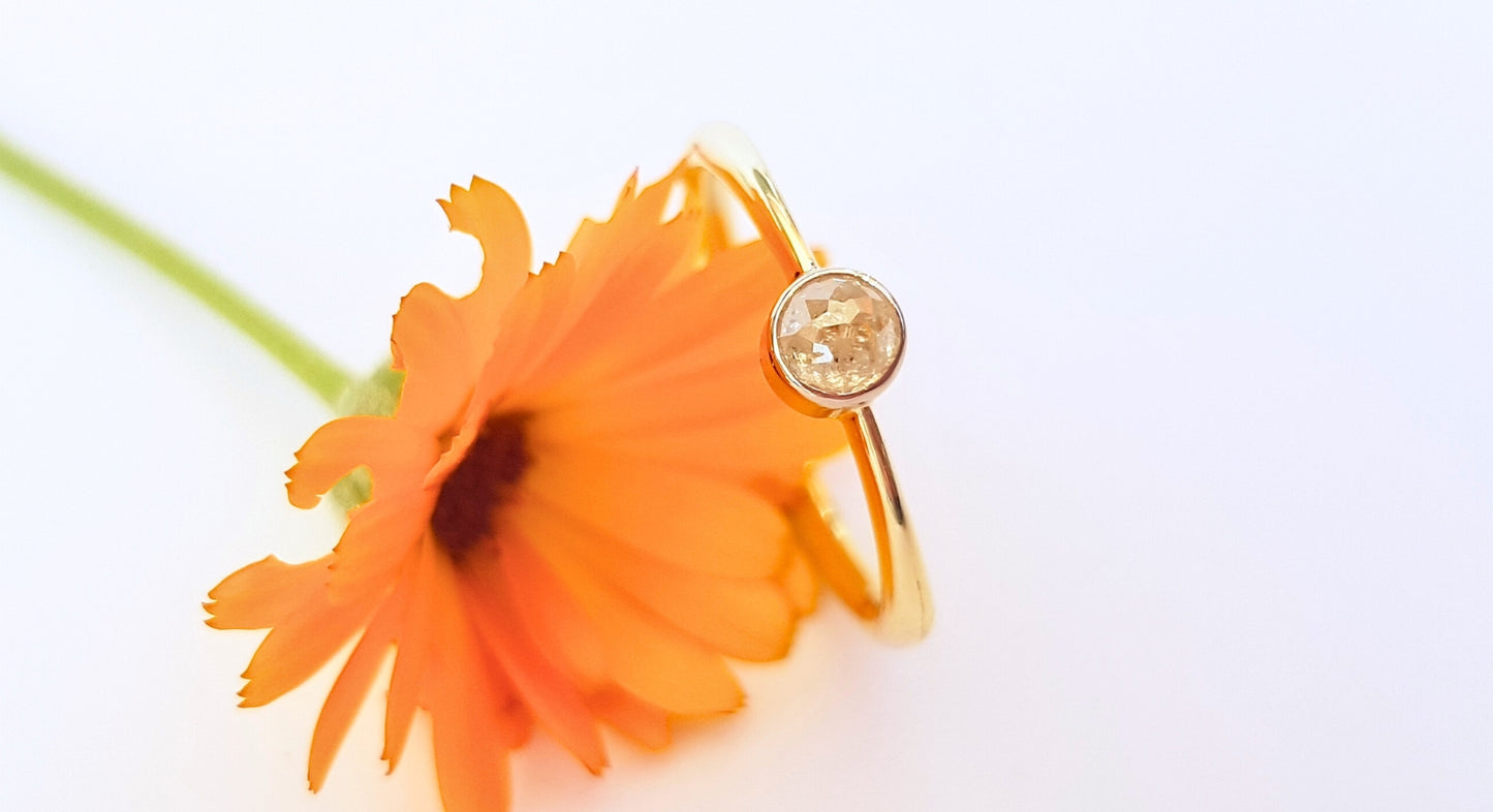 LILY roosgeslepen diamant
