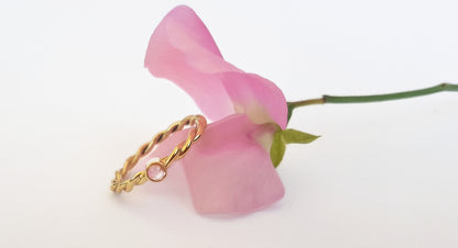 TWIST ring met toermalijn