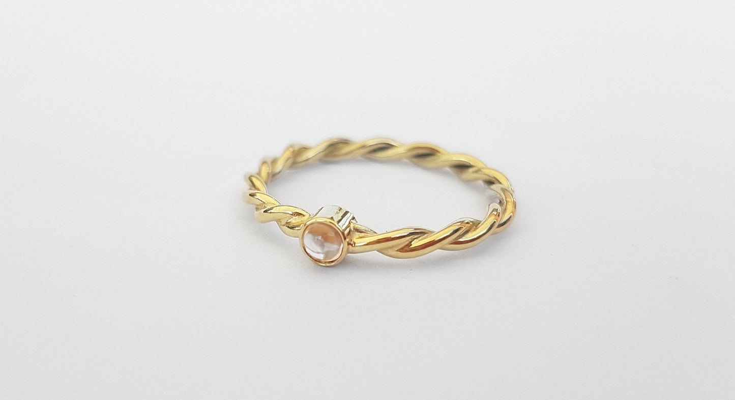 TWIST ring met toermalijn